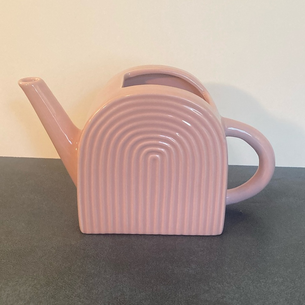 Target Pink Arch Ceramic Watering Can or Vase